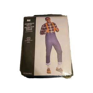 Old School Neighborhood Nerd Kit Men's Blue Pants Adults Size S/M Up To Sizs 42